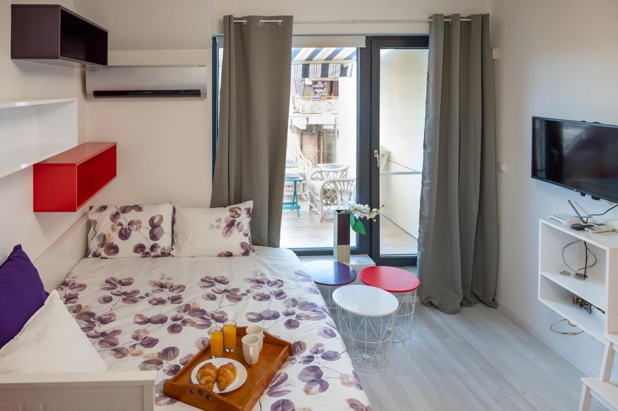 Apartamento Colorful Studio With Balcony - Free Parking Sofía Exterior foto